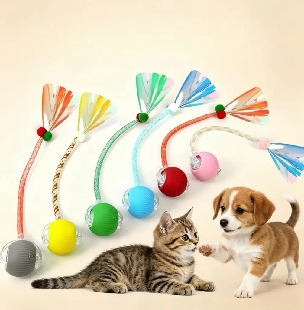 Cat&Dog Toy Interactive Ball with Bird Chirping Sound USB Rechargeable Anti-Depression Fun Gift for Cats&Dogs Smart Motion Sensor Anti-Lost Chew-Resistant Design Ultra-Quiet Operation Long-Lasting Battery Multi-Surface Compatibility,Dog Products, Cat Toys