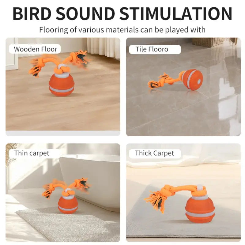 Smart Electric Rolling Ball Toy for Dogs - Indoor Training and Stimulation, Durable Bite-Resistant Design for Boredom Relief