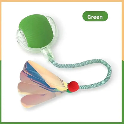 Cat&Dog Toy Interactive Ball with Bird Chirping Sound USB Rechargeable Anti-Depression Fun Gift for Cats&Dogs Smart Motion Sensor Anti-Lost Chew-Resistant Design Ultra-Quiet Operation Long-Lasting Battery Multi-Surface Compatibility,Dog Products, Cat Toys