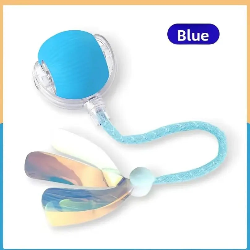 Cat&Dog Toy Interactive Ball with Bird Chirping Sound USB Rechargeable Anti-Depression Fun Gift for Cats&Dogs Smart Motion Sensor Anti-Lost Chew-Resistant Design Ultra-Quiet Operation Long-Lasting Battery Multi-Surface Compatibility,Dog Products, Cat Toys